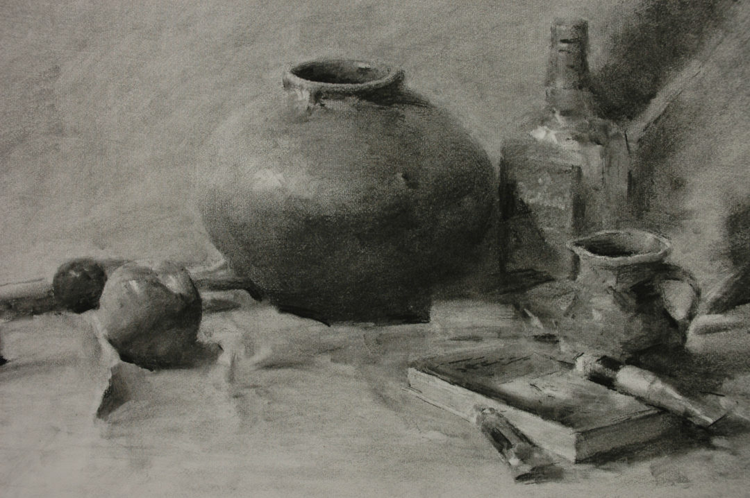 Still Life Drawing, painting with oils tips, painting in oils for beginners