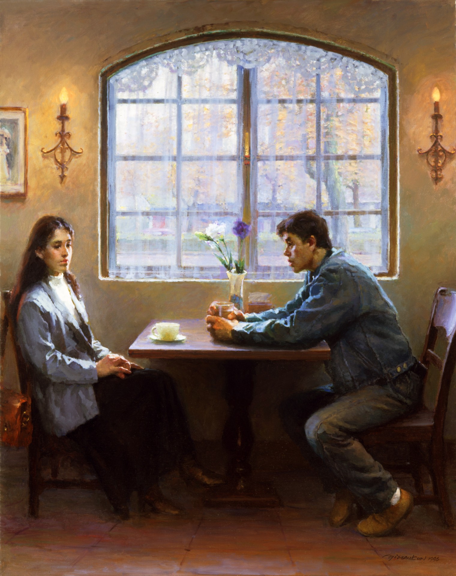 Breaking Up, Oil on Canvas, 122x97cm, 1996