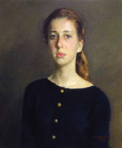 painting in oils portrait