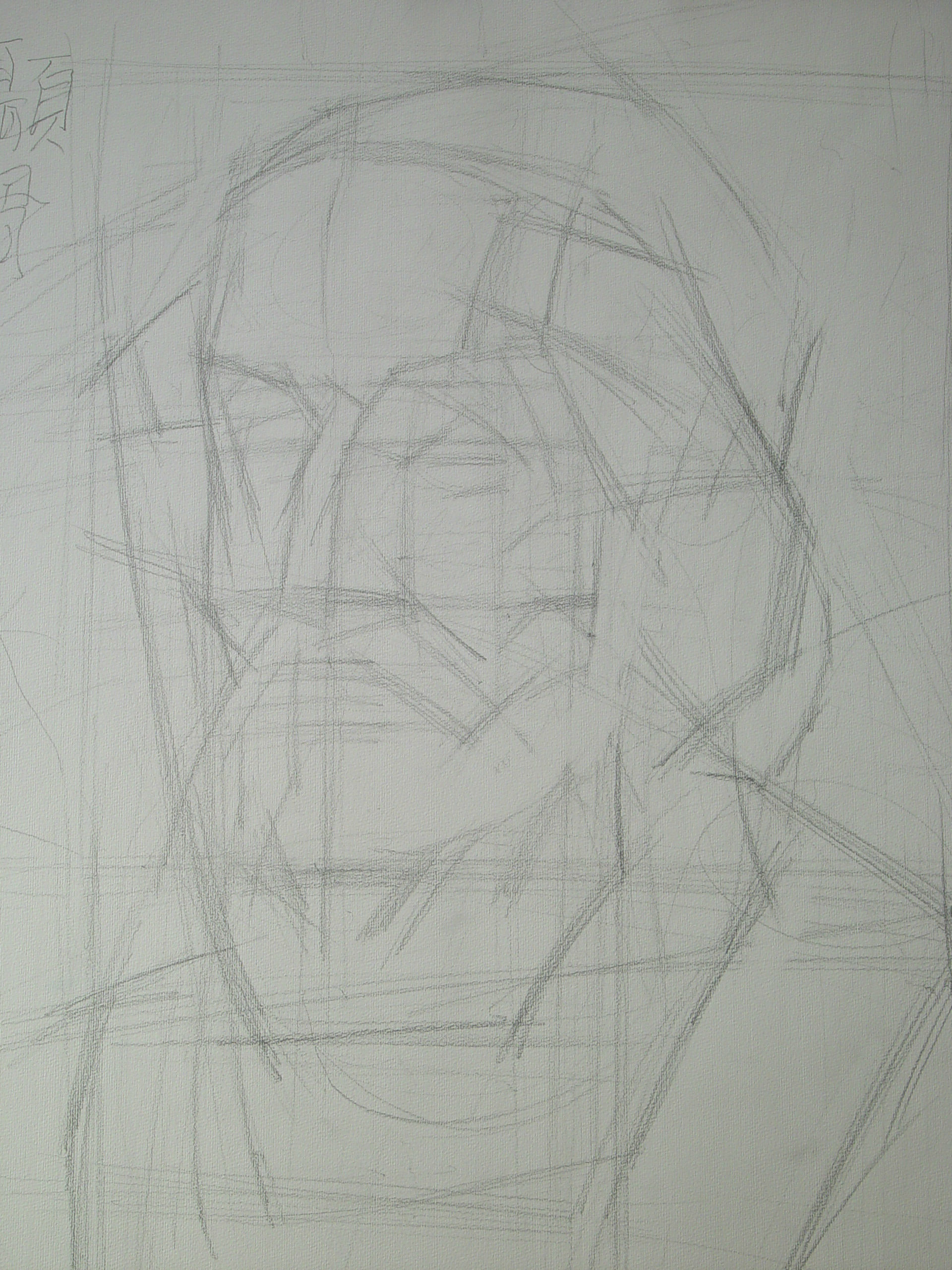 cast drawing, classical bust study, drawing training